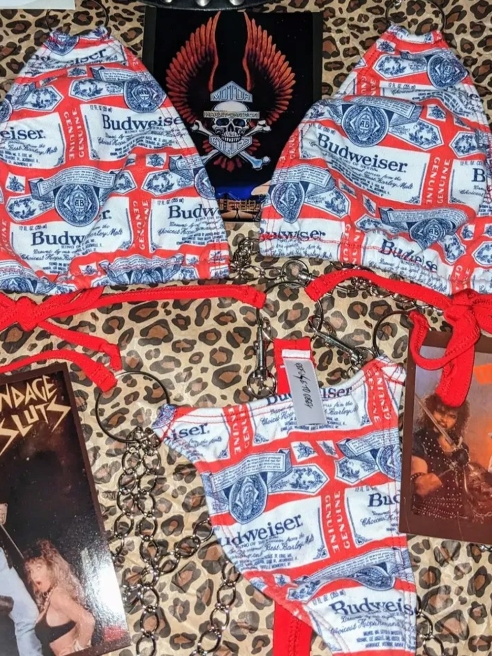 Budweiser Bikini Set (Custom Made For Me)